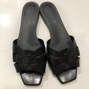 Ysl tribute black sandals IT38.5